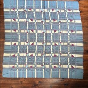 Vintage Ginnie Johansen  scarf made of wool and silk, manufactured in Japan